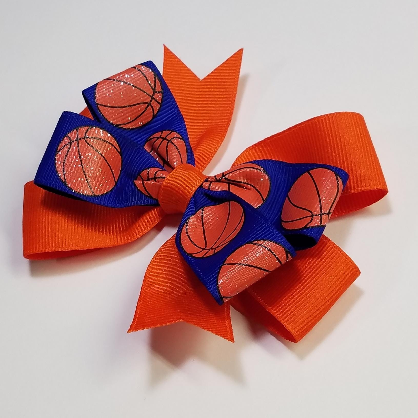 3.5" Basketball Glitter Blue