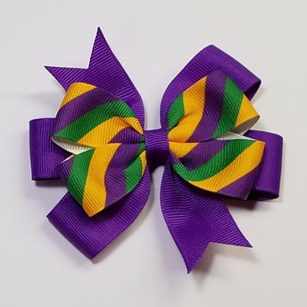 3.5" Mardi Gras Stripe 