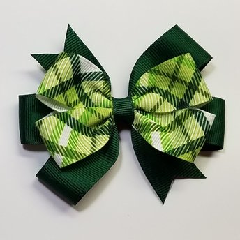 3.5" Green Plaid