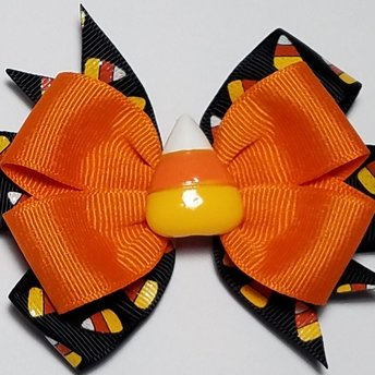 3.5" Candy Corn Glitter 