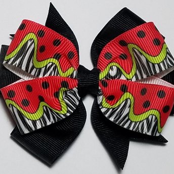 3.5" Zebra Polka Dot