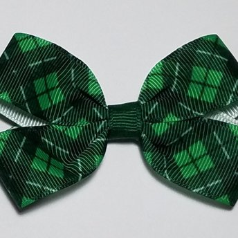 3" Green Plaid 