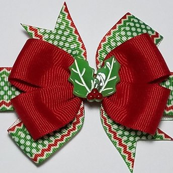 3.5" Holly Leaf 