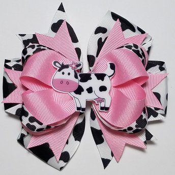5" Cow Print 