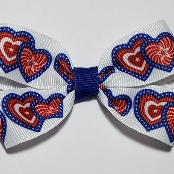 3" Patriotic Hearts 
