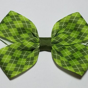 3" Green Argyle 