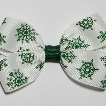 3" Green Snowflake 