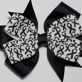 3.5" Black Awareness Ribbon 