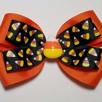 5" Candy Corn Glitter