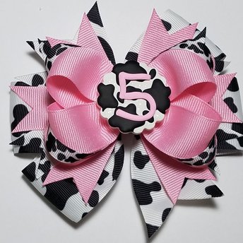 5" 5th Birthday Cow 