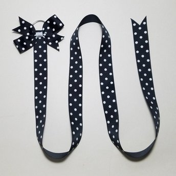 Polka Dot Ribbon Hair Bow Holder