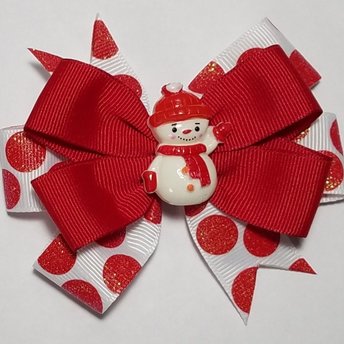 3.5" Snowman Glitter 