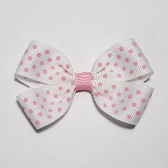 3" Pink Polka Dot 