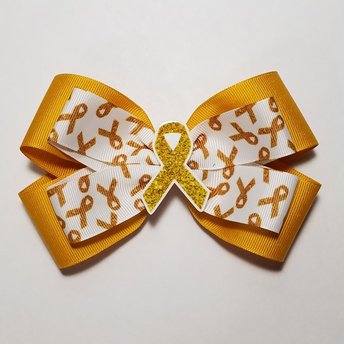 5 Inch Gold Awareness Ribbon