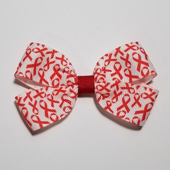 3" Red Awareness Ribbon