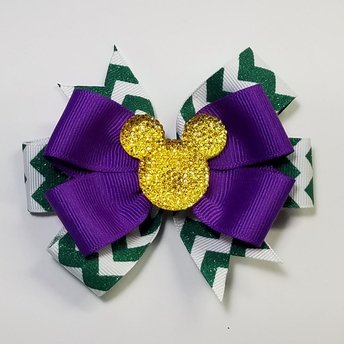 3.5" Mardi Gras Glitter