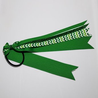 Green Chevron Stripe