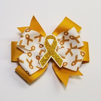 3.5" Gold Awareness Ribbon 