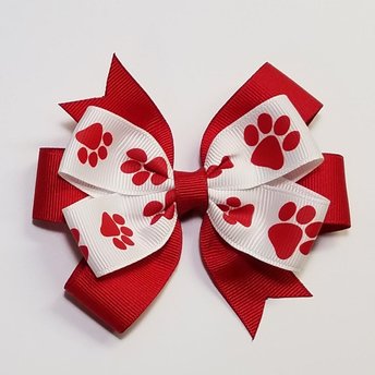 3.5" Red Paw Print 