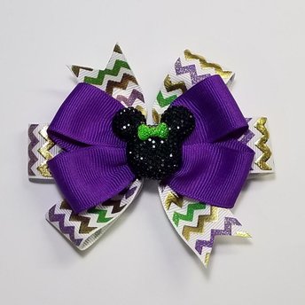 3.5" Mardi Gras Chevron