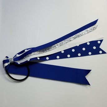 Dark Royal Blue Polka Dot 