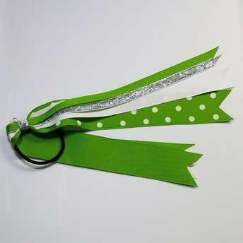 Apple Green White Polka Dot