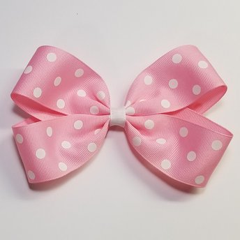 5" Pink Polka Dot 