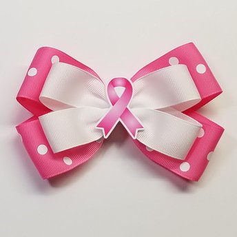 5" Pink Awareness Ribbon 
