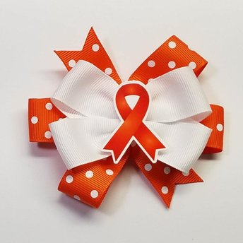 3.5" Orange Awareness Ribbon 