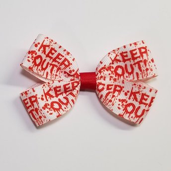 3" Keep Out Blood Splatter