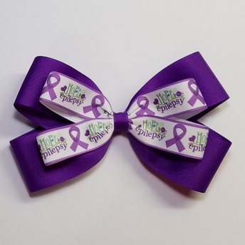 5" Epilepsy Purple Awareness