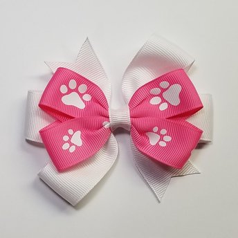 3.5" Hot Pink Paw Print
